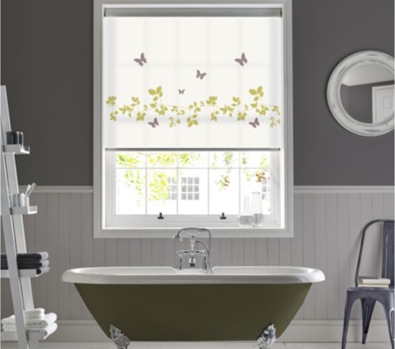 Roller Blind in bathroom